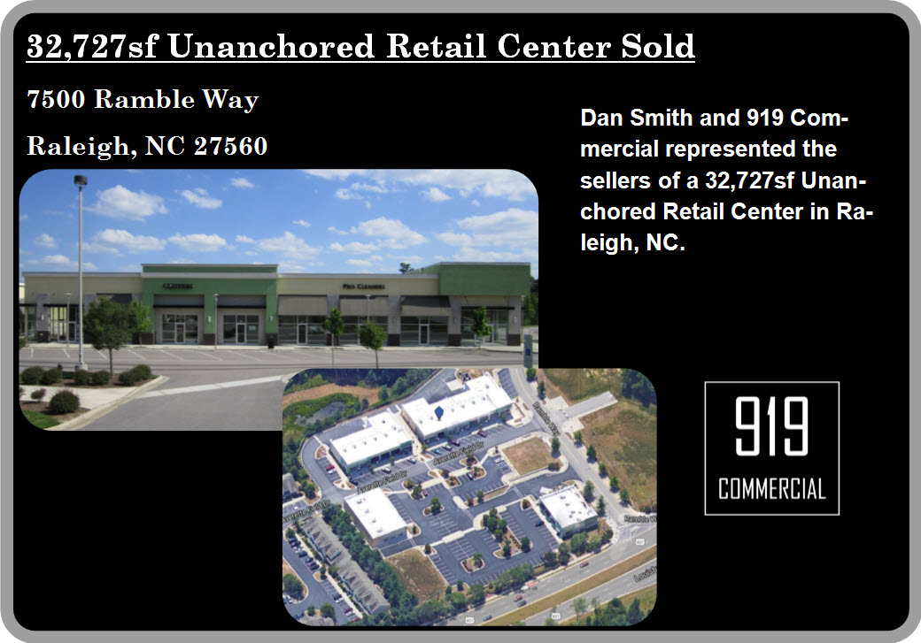 Retail Center Sold Raleigh
